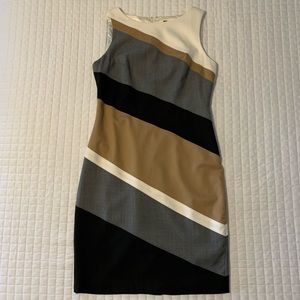 White House Black Market silk lined dress